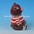 Lovely bear design ceramic saving money bank